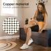 Compression Thigh Sleeve for Hamstring & Quadricep Support - Copper Men/Women - Injury Recovery Relief - Size Large - Buy Online on GoSupps.com