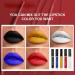 GL-Turelifes Matte Lip Gloss Kit - 4 Pcs Waterproof Liquid Lipstick Set for Cosplay & Halloween - Non-Stick Non-Fading White Black Red Purple - Buy Online on GoSupps.com