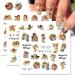 Kalolary Nail Art Stickers Decals 24 Sheets Dragon Snake New Year Red Black Design Water Slider Chinese Manicure Angle Chinese Character Nail Art Decor Halloween Nail Decoration - Buy Online on GoSupps.com