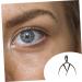 Angoily Tool Eyebrow Drawing Eyebrow Positioning Ruler Eyebrow Rulers Measuring Ruler Metal Stainless Steel - Buy Online on GoSupps.com