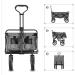 Collapsible Folding Garden Outdoor Park Utility Wagon Picnic Camping Cart for Outdoor Garden Beach Park Shopping Festival Camping Gardening Concerts Pets G:gray - Buy Online on GoSupps.com