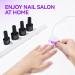 Gelike EC 6 in 1 Clear Nail Glue Duo 2PCS 16ml - Extra Strong Brush-On Nail Glue for Broken Nails - Transparent False Nails UV Gel Glue - MUST DRY UNDER NAIL LAMP - C Clear Nail Glue 32ml - Buy Online on GoSupps.com