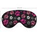 Buy Pink Animal Paws Print Sleep Mask for Women | Adjustable Eye Shades with Elastic Strap | Comfortable Sleeping Cover - Buy Online on GoSupps.com