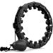 Skayddb Weighted Smart Hoola Hoop - 24 Sections Detachable - Suitable for Adults and Children - Black - Buy Online on GoSupps.com