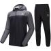 HOTSUIT Sauna Suit for Men Sweat Suits Gym Workout Exercise Sauna Jacket Pant Full Body Gray Jacket & Pants X-Large
