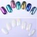7 Colors Pearl Chrome Nail Powder - Iridescent Aurora Metallic Glitter for Gel Polish Nail Art Decoration - Buy Online on GoSupps.com