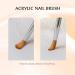 Aokitec Kolinsky #20 Acrylic Nail Brush - Professional Wood Manicure Tool for Nail Art - Buy Online on GoSupps.com