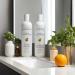 Citrus All Natural Daily Moisturizing Shampoo & Daily Light Conditioner Bundle Shampoo & Conditioner Set Hair Conditioner & Shampoo for Women and Men Sulfate & Paraben Free Vegan 360ml WIth Individual Wet Wipe (Pack of 2) - Buy Online on GoSupps.com