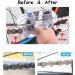 UILB Bike Chain Scrubber Set - 10oz Cleaning Agent & Brush Kit for Bicycle Chain and Gear Wheel - Buy Online on GoSupps.com