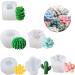 Timisea 6 Pack Succulent Silicone Mold for DIY Cactus Flower Resin Crafts - Buy Online on GoSupps.com
