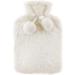 Cream Faux Fur Hot Water Bottle & Satin Eye Mask - Buy Online on GoSupps.com