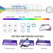 Multifocus Rimless Reading Glasses for Men | Blue Light Blocking Photochromic & UV Protection - Gold Size 2.5x - Buy Online on GoSupps.com