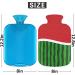 Watermelon Heat Bottle with Fluffy Cover - 2L Hot Water Bottle for Comfort & Pain Relief | Cozy Nights for All Ages - Buy Online on GoSupps.com