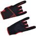 Heallily Professional Non-Slip Bowling Gloves - Comfortable Half-Finger Accessories (L/XL Red) - International Shipping Available - Buy Online on GoSupps.com