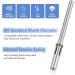 Mesee 2 Pieces Mandrel Bits for Small Nail Sanding Bands 3.1mm Mini Mandrel Nail Drill File Heads 2.35mm Shank Nails Mandrels Fit Electric Manicure Pedicures Tools - Buy Online on GoSupps.com