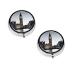 (London) Round Pill Box 3 Compartment Pill Box Mini Decorative Pocket Purse Portable Travel Medicine Tablet Vitamin Holder Organizer Pill Case