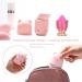 Makeup Sponge Holder Set: Beauty Blender Case, Drying Stand & Storage Containers - Pink/Gold - Buy Online on GoSupps.com