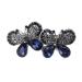 minkissy Womens Barrettes for Hair Headpiece for Bride Car Air Freshner Bottle Bride Headpieces for Wedding Rhinestone Headpiece Vintage Hair Clips Wedding Hair Clips Crystal Accessories