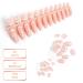 480 Pcs Natural French Short False Nails Acrylic Full Cover Nails - 12 Sizes with Simple Case Pink - Buy Online on GoSupps.com