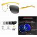 Shop UV400 Multifocal Progressive Sunglasses for Men & Women - Transition Photochromic Reading Glasses in Gold 2.75x | International Shipping Available - Buy Online on GoSupps.com