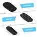 FOMIYES Height Increasing Insoles - Shock-Absorbing Heel Lift Pads for Extra Height | 3 Pairs Black 12x6.5CM - Buy Online on GoSupps.com