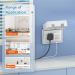 SAFELON UK Socket Cover Box - Childproof Electrical Outlet & Plug Cover with Waterproof Switch Protector Cover for Home Safety (Double White) - Buy Online on GoSupps.com