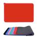 Toplory bowl pad dog cats waterproof and non -slip silicone feeding underlay for food bowls water bowl feed mat 53x37cm red