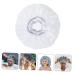 FOMIYES Transparent Shower Cap for Men and Women - Reusable Elastic Hair Cover for Bath and Salon - 38x38cm - Buy Online on GoSupps.com