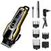 Easy Hair Clipper Professional Hair Clippers Cordless Haircut Household Tools Rechargeable Electric Clippers Professional Hair Clippers Men's Electric Razor Haircut Hair Clippers Haircut Accessories One Color