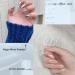 Nail Mirror Powder 6 Colours Manicure Chrome Glitter Pigment with Eyeshadow Sticks Golden  - Buy Online on GoSupps.com