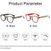 Bezax Retro Round Frame Wooden Grain Reading Glasses | Blue Light Protection +1.0 to +3.0 | Stylish Presbyopia Eyewear - Buy Online on GoSupps.com