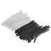 ORYOUGO 100 Pieces Sewing Elastic Band Cord with Adjustable Buckle Stretchy Mask Earloop Lanyard Earmuff Rope DIY Mask Making Supplies