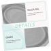 FRCOLOR Makeup Brush Cleaner - 2 Pcs Cleaning Pad Brush Washing Mat | Grey 14.5x11cm - Buy Online on GoSupps.com