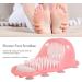 Buy Pink Shower Foot Scrubber - Easy Foot Cleaner & Massager for Exfoliating Spa Experience | International Shipping Available - Buy Online on GoSupps.com