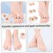 Lurrose 2 Pairs Silicone Gel Toe Spacers & Bunion Protector Sleeves - Multipurpose Fiber Tool for Men, Small Toes Separators - 2.7x2.2cm - Buy Online on GoSupps.com