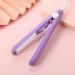 1 Pc Mini Hair Curler - Ceramic 2 in 1 Curler & Straightener for Short & Fine Hair - 1/2 Inch Barrel - Compact & Portable (Purple - Buy Online on GoSupps.com
