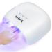 MEFA UV Nail Lamp 72W UV Light for Gel Nails with 21pcs Lamp Beads 3 Times UV Dryer for Gel Nail Polish Polygel Fast Curing LED Nail Lamp Professional UV Light for Home Salon Nail Tools White
