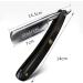 Premium Wooden Cut Throat Razor | Straight Edge Barber Razor with Leather Case | Sustainable Herren Shaving Solution - Buy Online on GoSupps.com