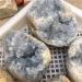 Room Decoration Home Natural Celestite Crystal Raw Cluster Sky Blue Rough Specimen (Size : 300-400g) - Buy Online on GoSupps.com