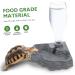 POPETPOP Reptile Water Feeder - Automatic Water Dispenser Waterer Feeding Accessories for Turtle Frog Bearded Dragons Lizards Geckos for Terrarium Tank - Grey - Buy Online on GoSupps.com
