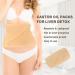 Reusable Organic Cotton Casting Oil Wraps - Detoxify Liver & Aid Sleep | Adjustable Rubber Band | Eco-Friendly Khaki - Buy Online on GoSupps.com