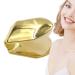 Gold grille for teeth gold tooth cap - hip hop grillz glossy 14k gold -plated |Top tooth single grill cap teeth jewelry party accessories for women men grills mouth puzzle