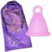 Me Luna Menstrual Cup Soft Ring Pink Size Shorty M