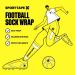 SPORTTAPE Self-Adhesive Football Sock Tape 5cm x 4.5m - Dark Green | Cohesive Bandage Wrap for Shin Pads, Goalkeeper Wrist, and Football Ankles | Pet & Vet Wrap - Single Roll - Buy Online on GoSupps.com