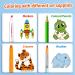 2 Pack Children's Drawing Roll - Animal Coloring Paper for Kids - Sticky DIY Painting Paper Rolls - Wall Coloring Stickers - Coloring Books - Dinosaur and Astronaut Theme - 79 x 11.8 - Toddler Friendly - Buy Online on GoSupps.com
