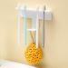Lencyotool Self-Adhesive Toothbrush Holder | Bathroom & Kitchen Organizer for Razors Brushes & Toothpaste - White Bathroom Accessories - Buy Online on GoSupps.com