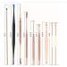 Stainless Steel Ear Cleaner Kit - Earpick Wax Remover Curette Feather Spoon Spiral 1 D - Buy Online on GoSupps.com