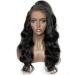 Body Wave Lace Front Wig Pre Collected Remy Brazil Body Wave Human Hair Lace Wig Women Black 150 Density Hair 20 inches