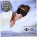 Natural Silk Sleep Mask - Eye Cover for Restful Sleep | Super Soft Black Blindfold - Buy Online on GoSupps.com