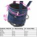 AMKA Muzzle for Horses - Adjustable Feeding Stop with Rubber Insert | Dark Blue Sizes Available - Buy Online on GoSupps.com
